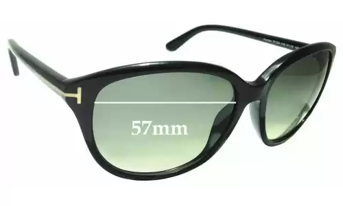 Sunglass Fix Replacement Lenses for Tom Ford Karmen TF329 - 57mm Wide Sunglass Fix Replacement Lenses for Tom Ford Karmen TF329 - 57mm Wide