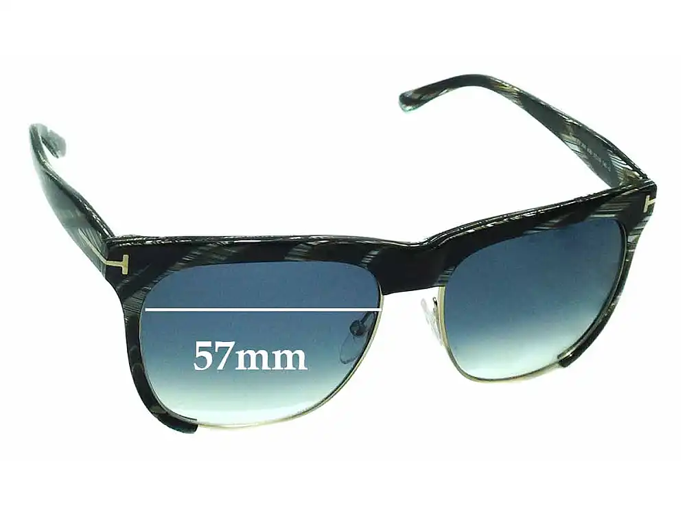 Sunglass Fix Replacement Lenses for Tom Ford Thea TF366 - 57mm Wide Sunglass Fix Replacement Lenses for Tom Ford Thea TF366 - 57mm Wide