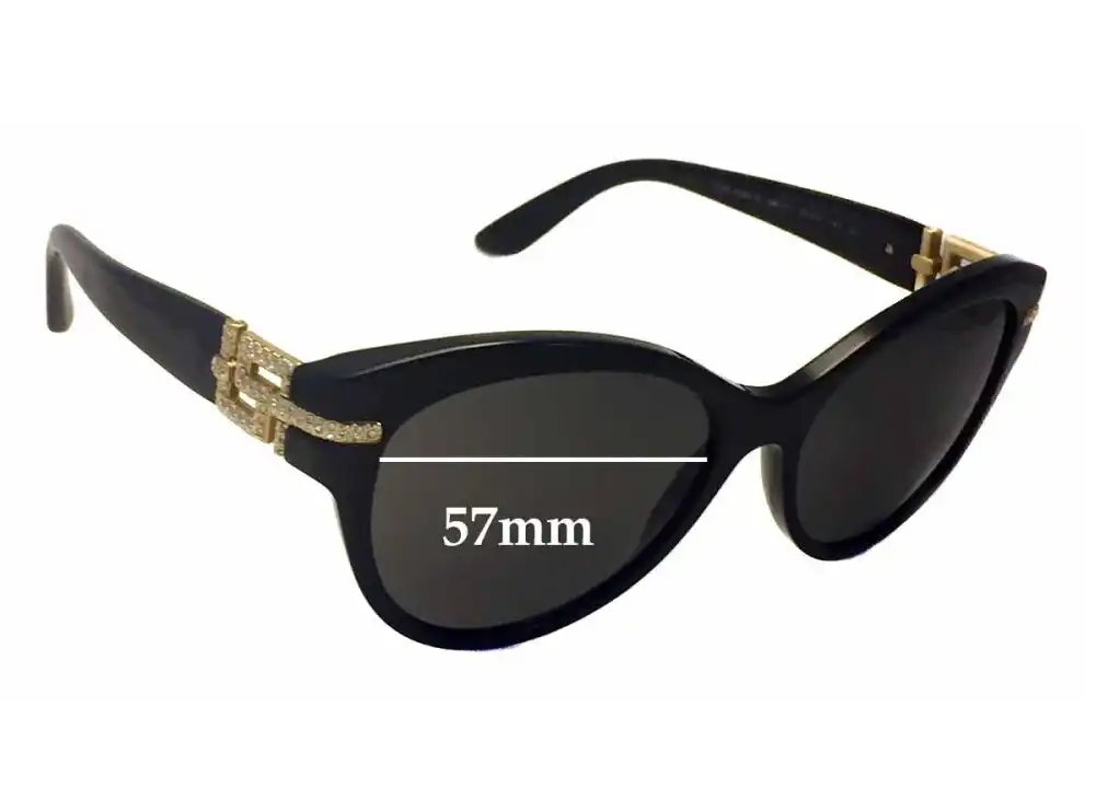 Sunglass Fix Replacement Lenses for Versace MOD 4283-B - 57mm Wide Sunglass Fix Replacement Lenses for Versace MOD 4283-B - 57mm Wide