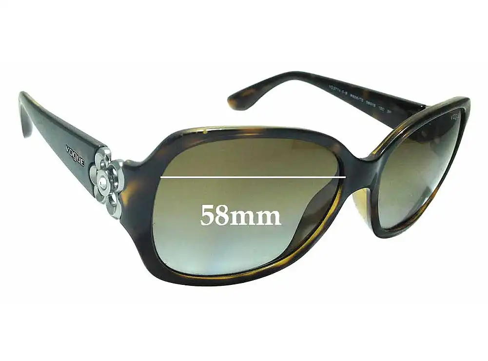 Sunglass Fix Replacement Lenses for Vogue VO2778-SB - 58mm Wide Sunglass Fix Replacement Lenses for Vogue VO2778-SB - 58mm Wide