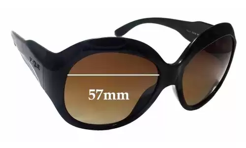 Sunglass Fix Replacement Lenses for Vogue VO2565-SB - 57mm Wide Sunglass Fix Replacement Lenses for Vogue VO2565-SB - 57mm Wide