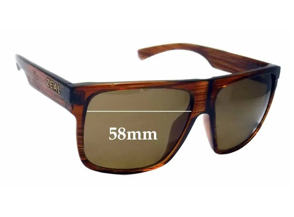 Sunglass Fix Replacement Lenses for Zeal Eldorado - 58mm Wide Sunglass Fix Replacement Lenses for Zeal Eldorado - 58mm Wide