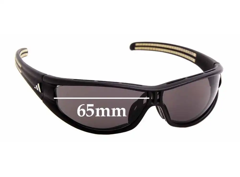 Sunglass Fix Replacement Lenses for Adidas A135 Evil Eye Explorer S - 65mm Wide Sunglass Fix Replacement Lenses for Adidas A135 Evil Eye Explorer S - 65mm Wide
