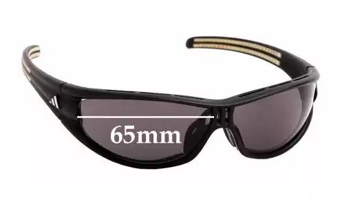 Sunglass Fix Replacement Lenses for Adidas A135 Evil Eye Explorer S - 65mm Wide Adidas A135 Evil Eye Explorer S Replacement Lenses 65mm wide