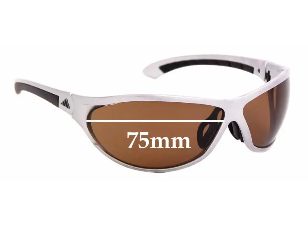 Sunglass Fix Replacement Lenses for Adidas A141 Elevation Pro - 75mm Wide Sunglass Fix Replacement Lenses for Adidas A141 Elevation Pro - 75mm Wide