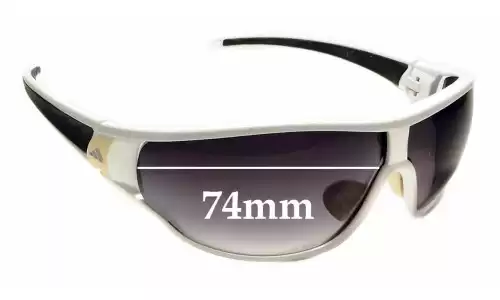 Sunglass Fix Replacement Lenses for Adidas A191 Tycane Pro L - 74mm Wide Adidas A191 Tycane Pro L Replacement Lenses 74mm wide