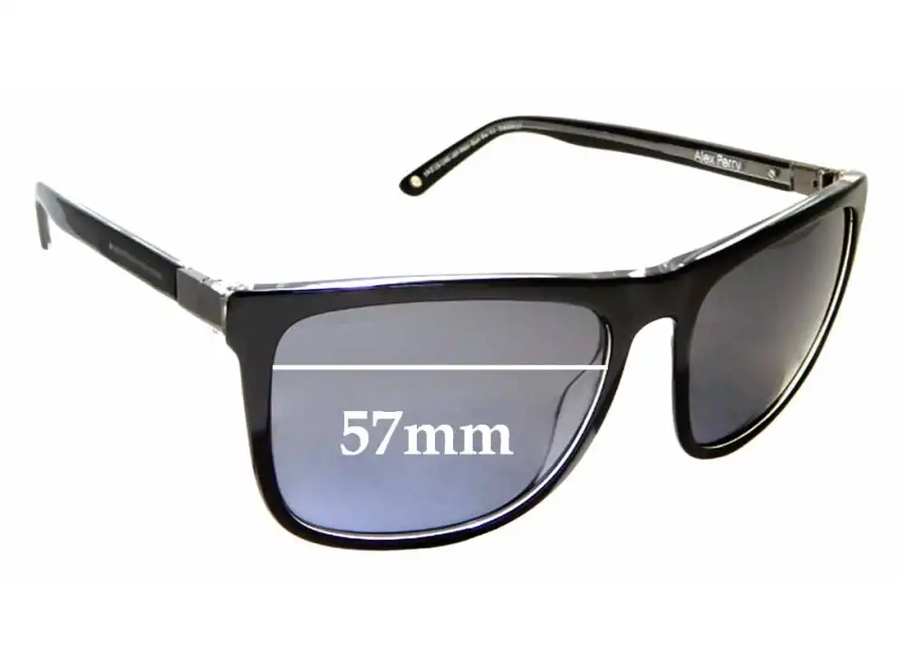 Sunglass Fix Replacement Lenses for Alex Perry AP Sun Rx 11 - 57mm Wide Sunglass Fix Replacement Lenses for Alex Perry AP Sun Rx 11 - 57mm Wide