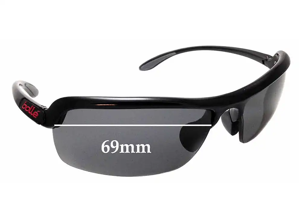 Sunglass Fix Replacement Lenses for Bolle Dash - 69mm Wide Sunglass Fix Replacement Lenses for Bolle Dash - 69mm Wide