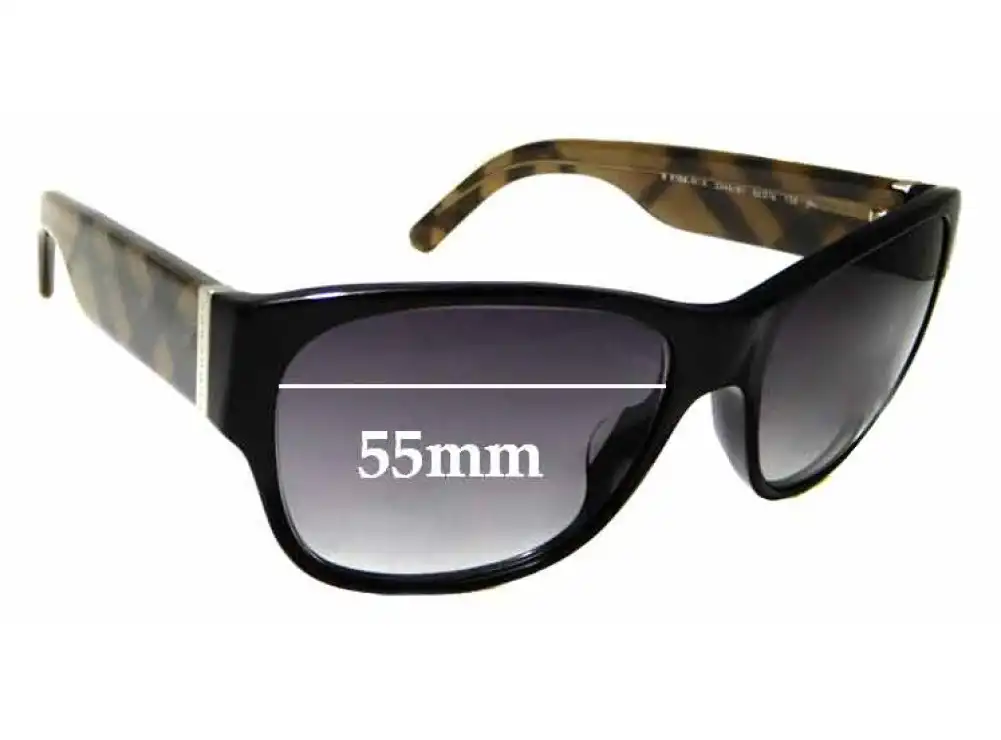 Sunglass Fix Replacement Lenses for Burberry B 4104-M-A - 55mm Wide Sunglass Fix Replacement Lenses for Burberry B 4104-M-A - 55mm Wide
