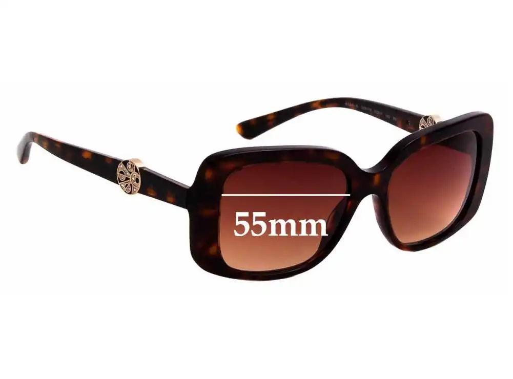 Sunglass Fix Replacement Lenses for Bvlgari 8146-B - 55mm Wide Sunglass Fix Replacement Lenses for Bvlgari 8146-B - 55mm Wide