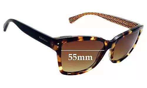 Sunglass Fix Replacement Lenses for Coach HC8107 Archie - 55mm Wide Sunglass Fix Replacement Lenses for Coach HC8107 Archie - 55mm Wide