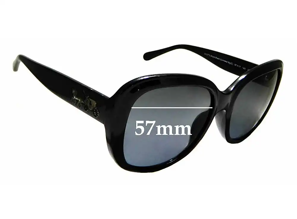 Sunglass Fix Replacement Lenses for Coach HC8207F - 57mm Wide Sunglass Fix Replacement Lenses for Coach HC8207F - 57mm Wide