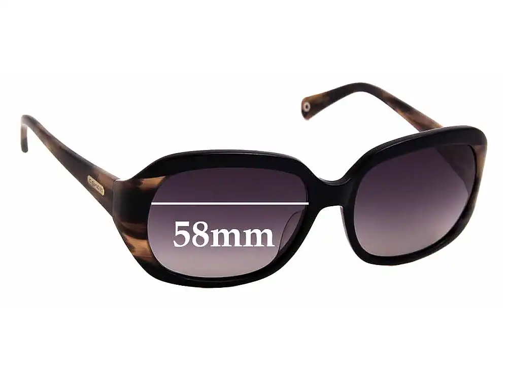 Sunglass Fix Replacement Lenses for Coach S2006 - 58mm Wide Sunglass Fix Replacement Lenses for Coach S2006 - 58mm Wide