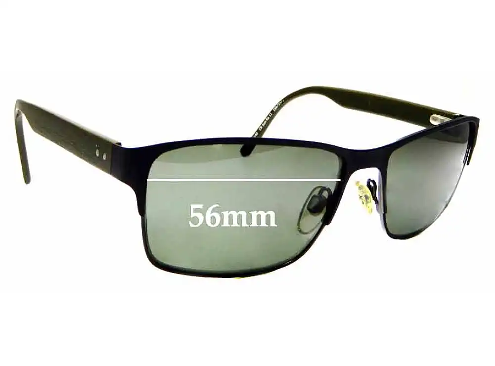 Sunglass Fix Replacement Lenses for Country Road CR Sun Rx 11 - 56mm Wide Sunglass Fix Replacement Lenses for Country Road CR Sun Rx 11 - 56mm Wide