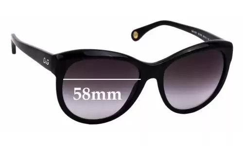 Sunglass Fix Replacement Lenses for Dolce & Gabbana DG3061 - 58mm Wide Sunglass Fix Replacement Lenses for Dolce & Gabbana DG3061 - 58mm Wide