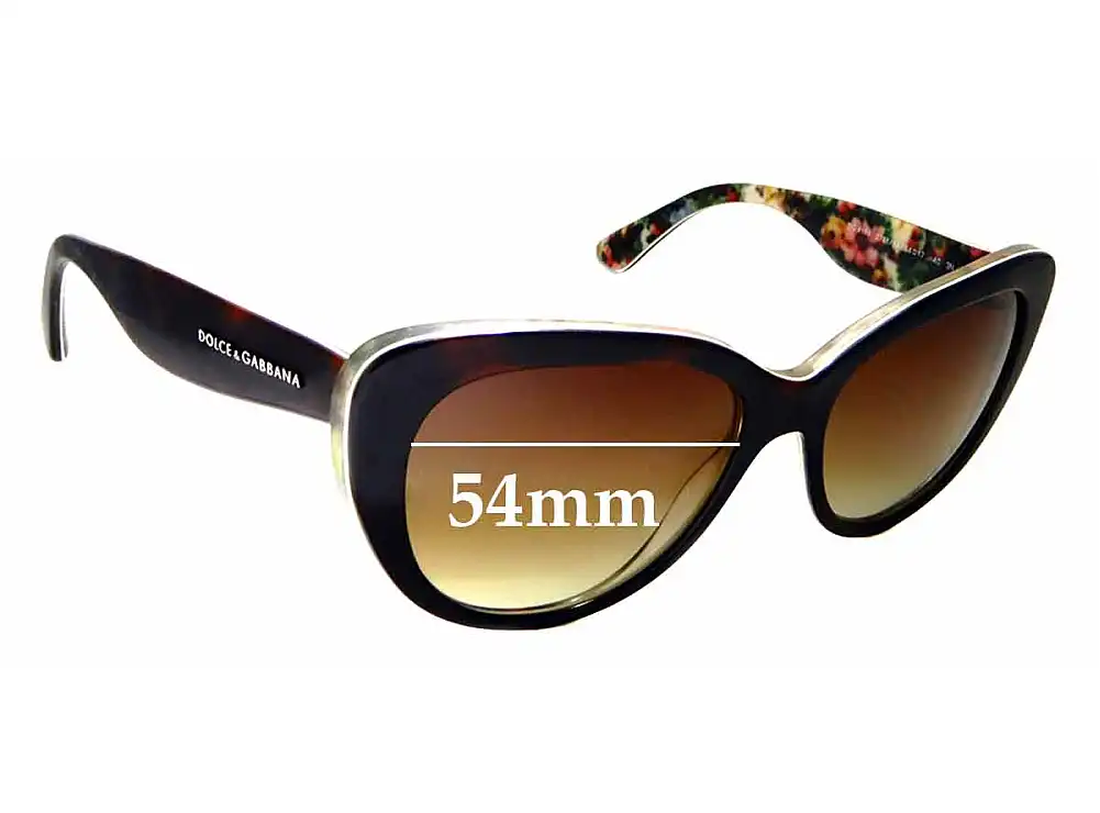 Sunglass Fix Replacement Lenses for Dolce & Gabbana DG4189 - 54mm Wide Sunglass Fix Replacement Lenses for Dolce & Gabbana DG4189 - 54mm Wide