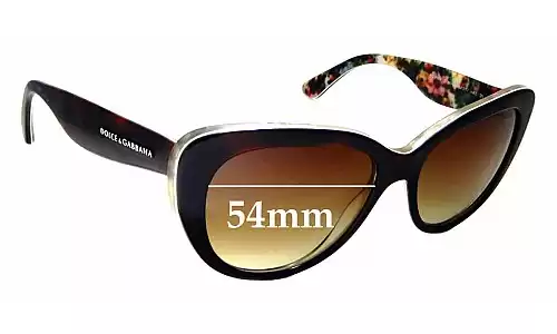 Sunglass Fix Replacement Lenses for Dolce & Gabbana DG4189 - 54mm Wide Sunglass Fix Replacement Lenses for Dolce & Gabbana DG4189 - 54mm Wide