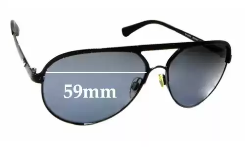 Sunglass Fix Replacement Lenses for Emporio Armani EA2004 - 59mm Wide Sunglass Fix Replacement Lenses for Emporio Armani EA2004 - 59mm Wide