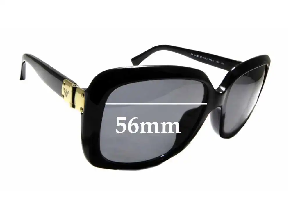 Sunglass Fix Replacement Lenses for Emporio Armani EA4008/F - 56mm Wide Sunglass Fix Replacement Lenses for Emporio Armani EA4008/F - 56mm Wide