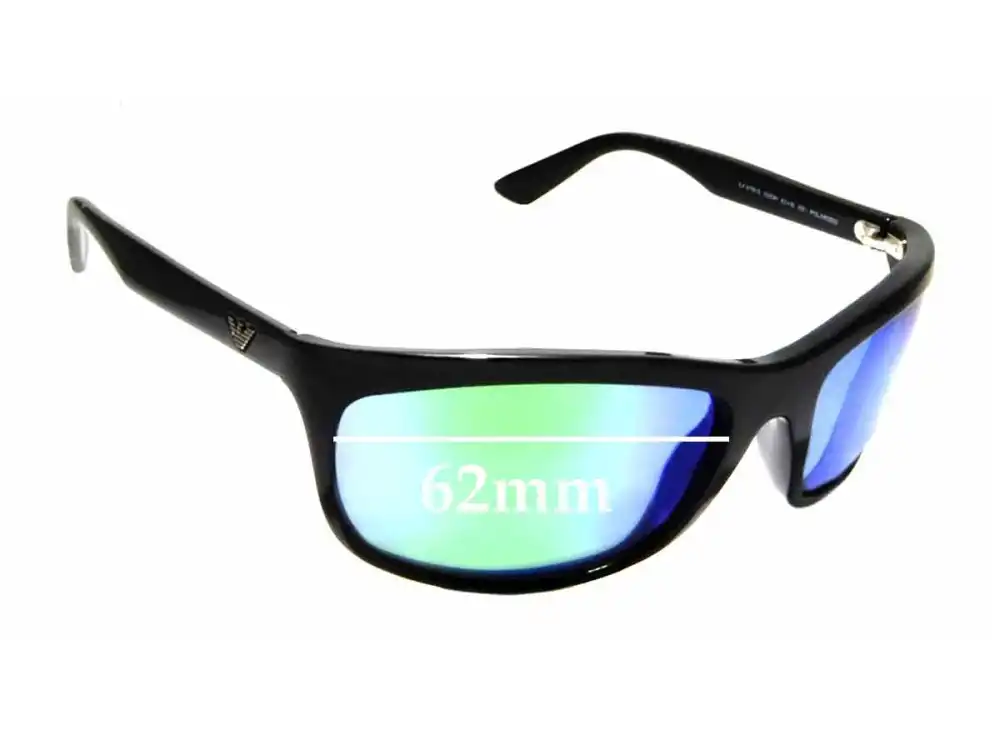 Sunglass Fix Replacement Lenses for Emporio Armani EA9798/S - 62mm Wide Sunglass Fix Replacement Lenses for Emporio Armani EA9798/S - 62mm Wide
