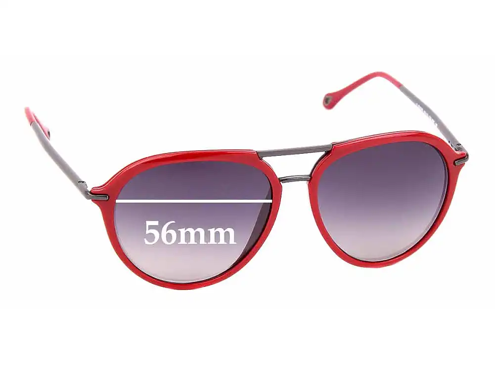 Sunglass Fix Replacement Lenses for Ermenegildo Zegna SZ 3198 - 56mm Wide Sunglass Fix Replacement Lenses for Ermenegildo Zegna SZ 3198 - 56mm Wide