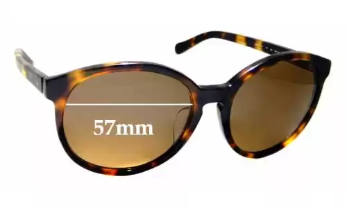 Sunglass Fix Replacement Lenses for Fossil FOS 3048/F/S - 57mm Wide Sunglass Fix Replacement Lenses for Fossil FOS 3048/F/S - 57mm Wide