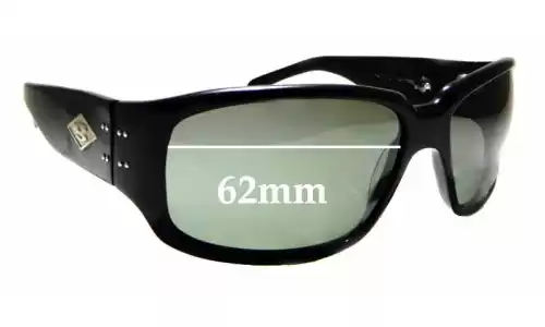 Sunglass Fix Replacement Lenses for Gatorz Saphron - 62mm Wide Sunglass Fix Replacement Lenses for Gatorz Saphron - 62mm Wide