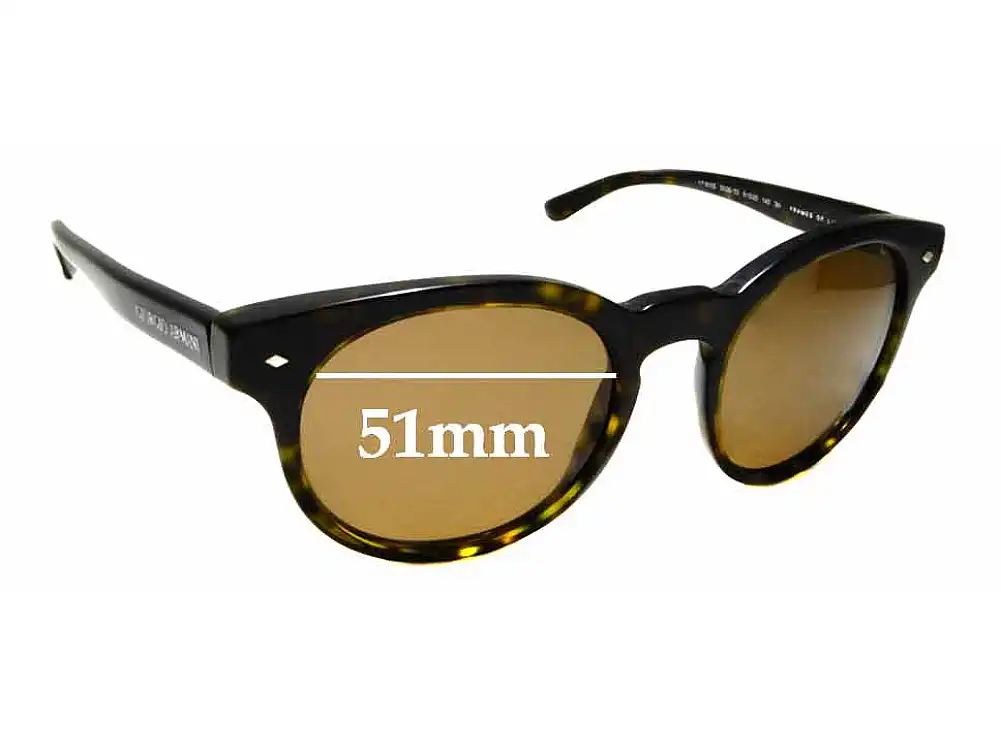 Sunglass Fix Replacement Lenses for Giorgio Armani AR 8055 - 51mm Wide Sunglass Fix Replacement Lenses for Giorgio Armani AR 8055 - 51mm Wide
