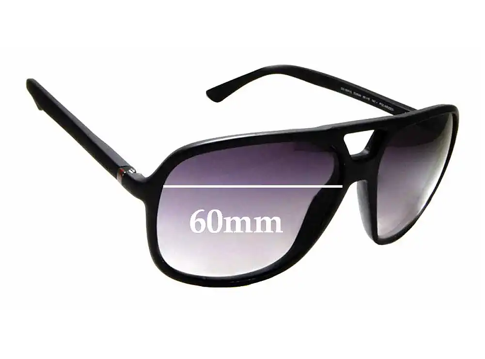 Sunglass Fix Replacement Lenses for Gucci GG1091/S - 60mm Wide Sunglass Fix Replacement Lenses for Gucci GG1091/S - 60mm Wide