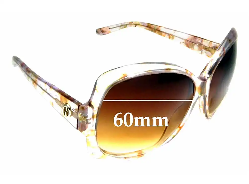 Sunglass Fix Replacement Lenses for Gucci GG3581/S - 60mm Wide Sunglass Fix Replacement Lenses for Gucci GG3581/S - 60mm Wide