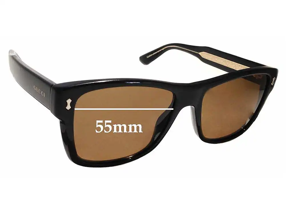 Sunglass Fix Replacement Lenses for Gucci GG1149/S - 55mm Wide Sunglass Fix Replacement Lenses for Gucci GG1149/S - 55mm Wide