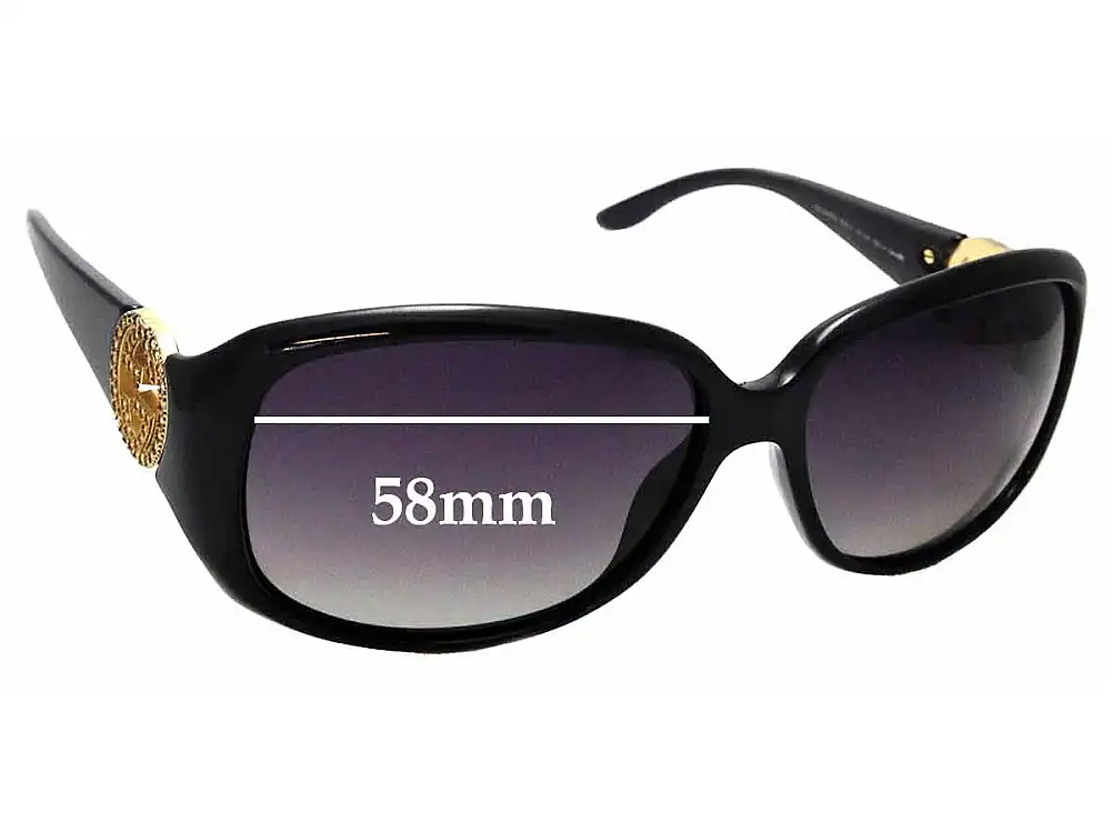 Sunglass Fix Replacement Lenses for Gucci GG3578/S - 58mm Wide Sunglass Fix Replacement Lenses for Gucci GG3578/S - 58mm Wide