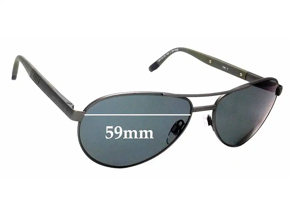 Sunglass Fix Replacement Lenses for Henri Lloyd No Heating - 59mm Wide Sunglass Fix Replacement Lenses for Henri Lloyd No Heating - 59mm Wide