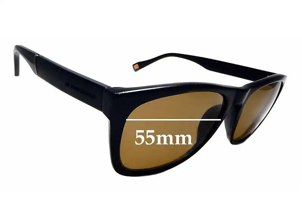 Sunglass Fix Replacement Lenses for Hugo Boss BO Sun Rx 05 - 55mm Wide Sunglass Fix Replacement Lenses for Hugo Boss BO Sun Rx 05 - 55mm Wide