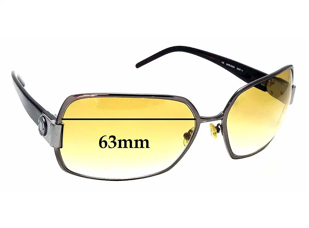 Sunglass Fix Replacement Lenses for Jimmy Choo Marlon/S - 63mm Wide Sunglass Fix Replacement Lenses for Jimmy Choo Marlon/S - 63mm Wide