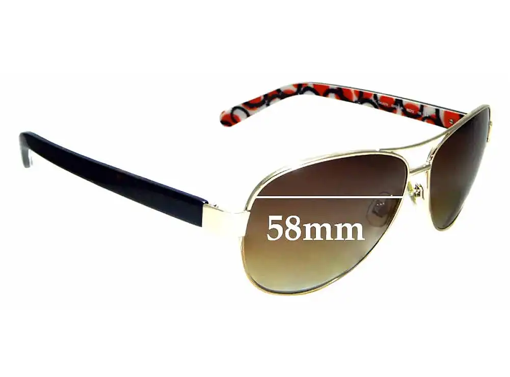Sunglass Fix Replacement Lenses for Kate Spade Dalia 2/S - 58mm Wide Sunglass Fix Replacement Lenses for Kate Spade Dalia 2/S - 58mm Wide