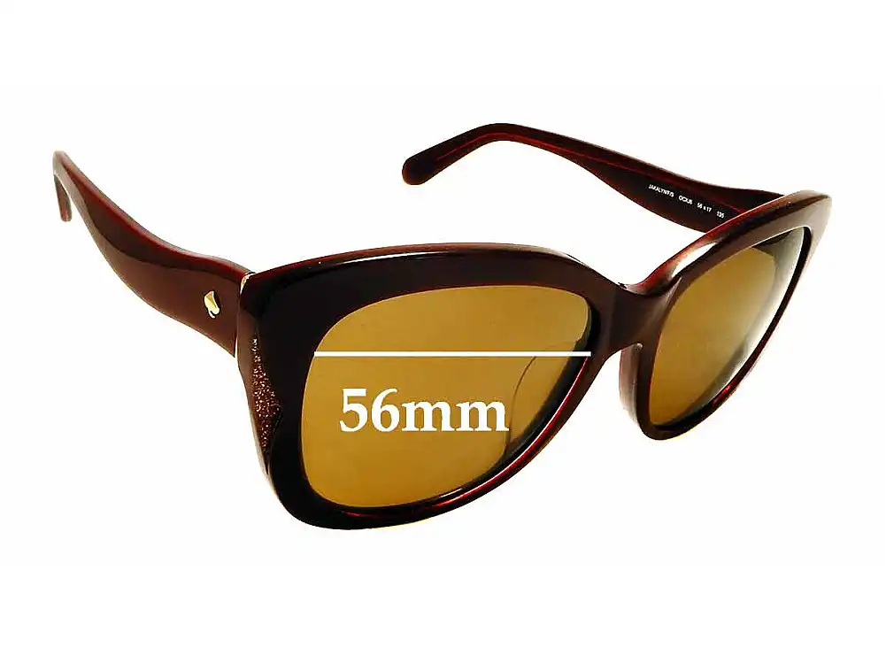 Sunglass Fix Replacement Lenses for Kate Spade Jakalyn/F/S - 56mm Wide Sunglass Fix Replacement Lenses for Kate Spade Jakalyn/F/S - 56mm Wide