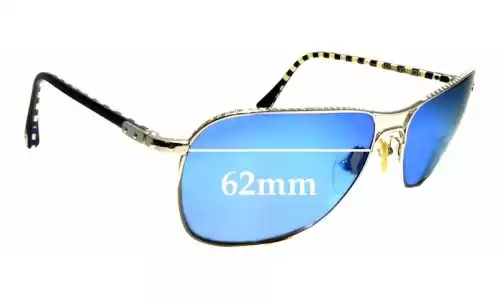 Sunglass Fix Replacement Lenses for Louis Vuitton Z0066U - 62mm Wide Louis Vuitton Z0066U Replacement Lenses 62mm wide