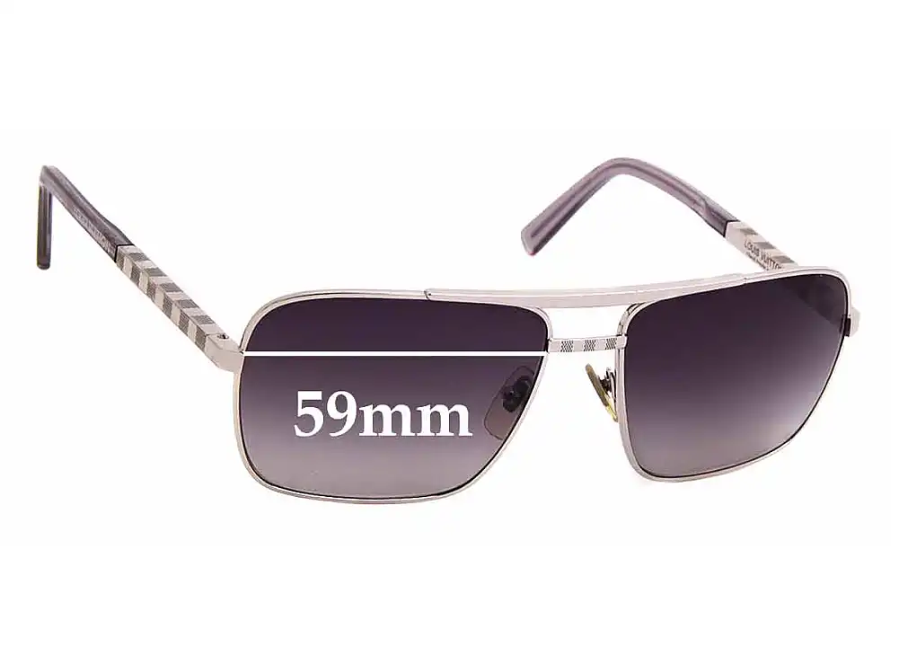 Sunglass Fix Replacement Lenses for Louis Vuitton Z0260U - 59mm Wide Sunglass Fix Replacement Lenses for Louis Vuitton Z0260U - 59mm Wide
