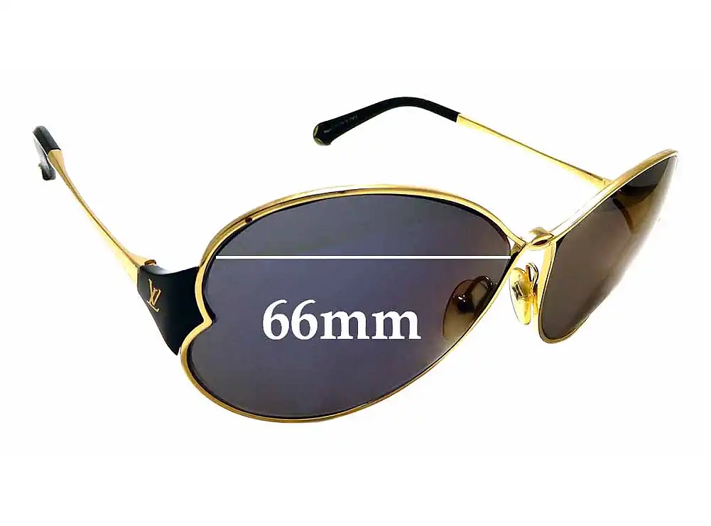 Sunglass Fix Replacement Lenses for Louis Vuitton Z0262U - 66mm Wide Sunglass Fix Replacement Lenses for Louis Vuitton Z0262U - 66mm Wide