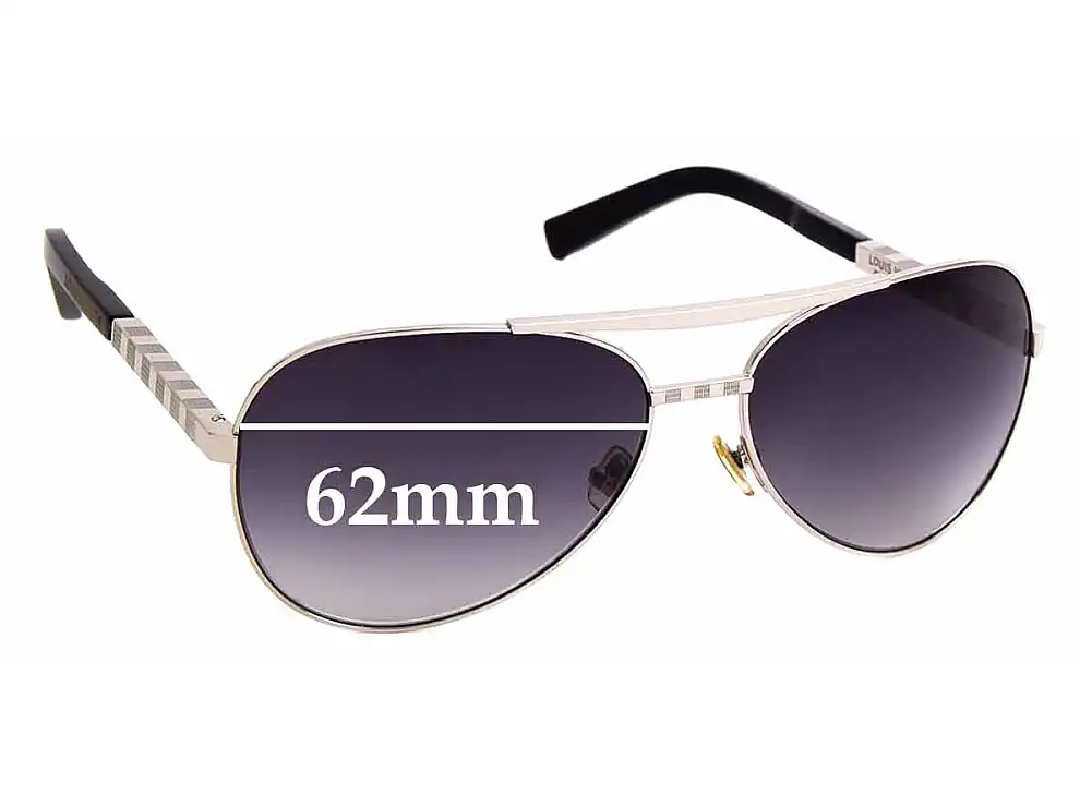 Sunglass Fix Replacement Lenses for Louis Vuitton Z0340U - 61mm Wide Sunglass Fix Replacement Lenses for Louis Vuitton Z0340U - 61mm Wide