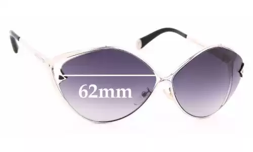 Sunglass Fix Replacement Lenses for Louis Vuitton Z0411U - 62mm Wide Sunglass Fix Replacement Lenses for Louis Vuitton Z0411U - 62mm Wide