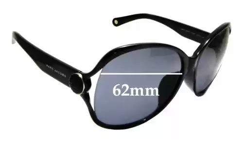 Sunglass Fix Replacement Lenses for Marc by Marc Jacobs MMJ 90/F/S - 62mm Wide Sunglass Fix Replacement Lenses for Marc by Marc Jacobs MMJ 90/F/S - 62mm Wide