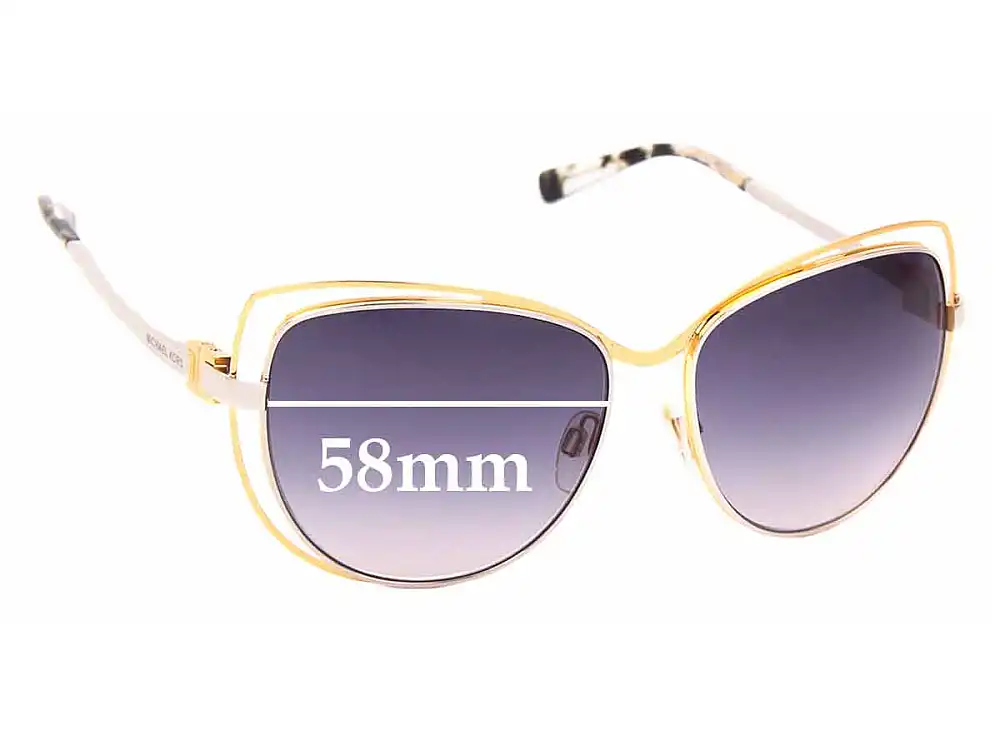 Sunglass Fix Replacement Lenses for Michael Kors MK1013 Audrina - 58mm Wide Sunglass Fix Replacement Lenses for Michael Kors MK1013 Audrina - 58mm Wide