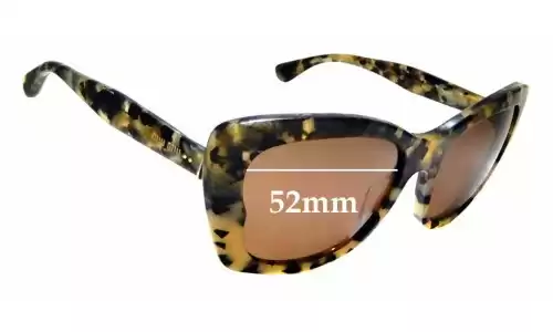 Sunglass Fix Replacement Lenses for Miu Miu SMU03O - 52mm Wide Sunglass Fix Replacement Lenses for Miu Miu SMU03O - 52mm Wide