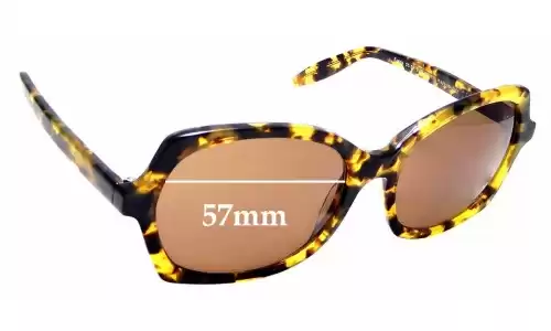 Sunglass Fix Replacement Lenses for Paul Taylor Freida - 57mm Wide Sunglass Fix Replacement Lenses for Paul Taylor Freida - 57mm Wide