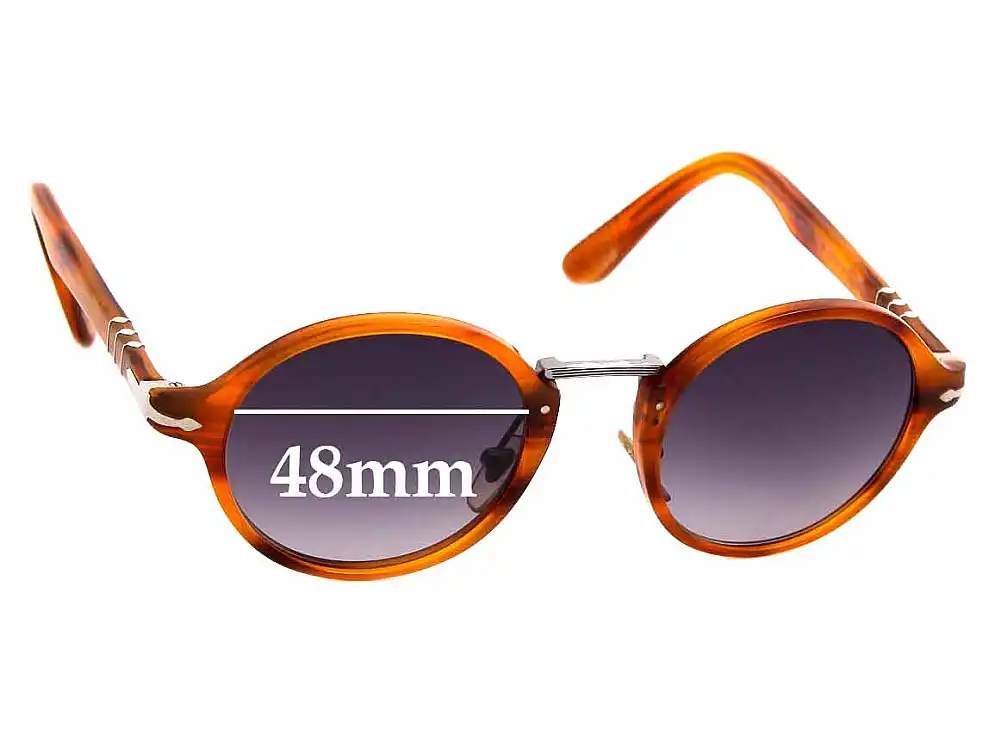 Sunglass Fix Replacement Lenses for Persol 3129-S - 48mm Wide Sunglass Fix Replacement Lenses for Persol 3129-S - 48mm Wide