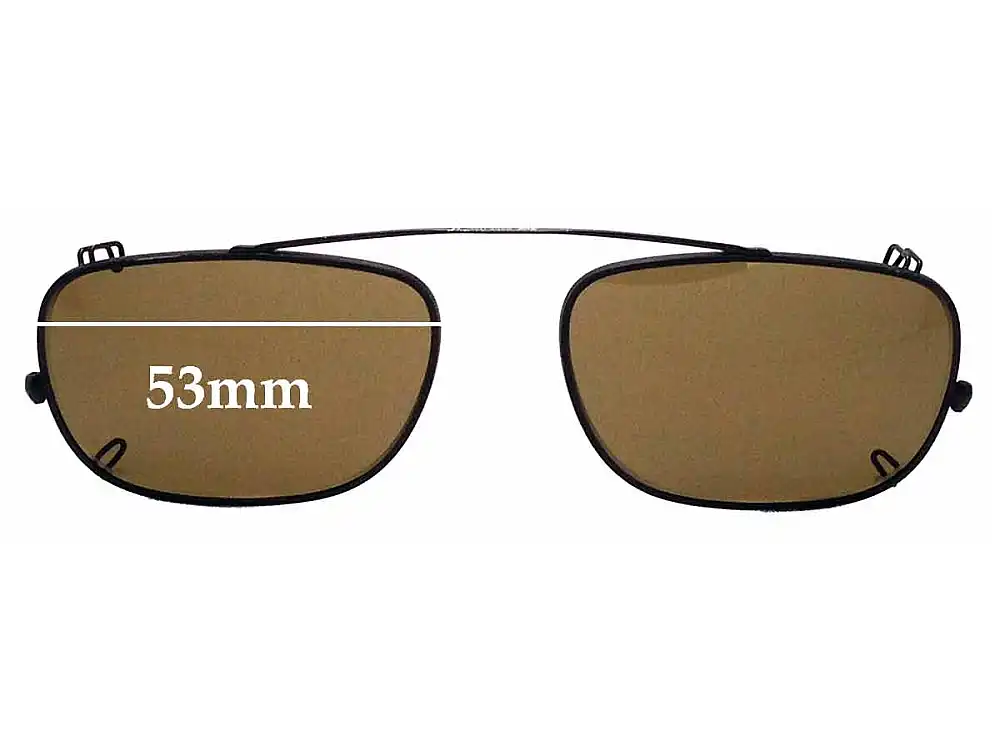 Sunglass Fix Replacement Lenses for Persol PO3031-C Clip On - 53mm Wide Sunglass Fix Replacement Lenses for Persol PO3031-C Clip On - 53mm Wide