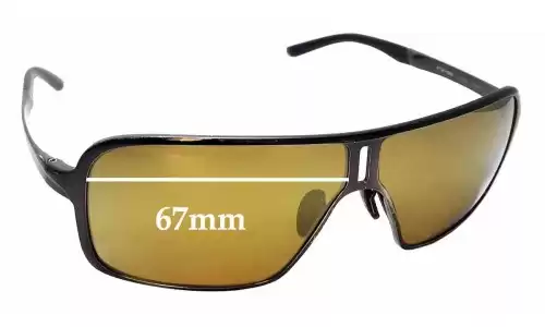 Sunglass Fix Replacement Lenses for Porsche P 8496 - 67mm Wide Sunglass Fix Replacement Lenses for Porsche P 8496 - 67mm Wide