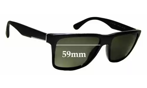 Sunglass Fix Replacement Lenses for Prada SPR19S & PR19SS - 59mm Wide Sunglass Fix Replacement Lenses for Prada SPR19S & PR19SS - 59mm Wide